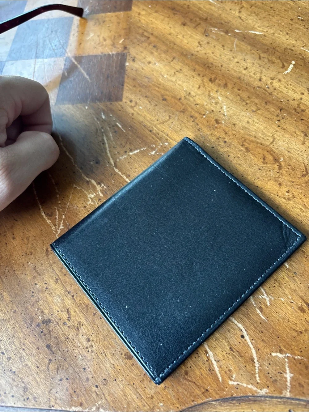Coach Black Leather Men’s ID & Card Holder